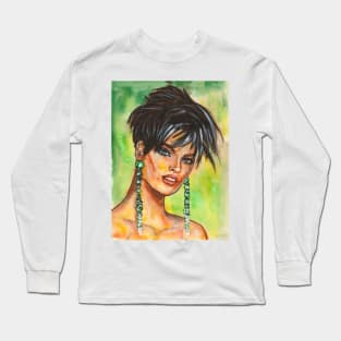 Linda Evangelista Long Sleeve T-Shirt